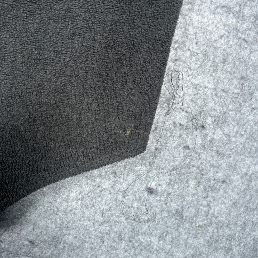The North Face fleece buttoned jacket mens large Charcoal Grey outdoor hiking - Picture 11 of 16